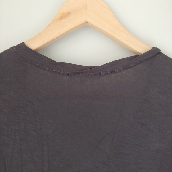 James Perse Casual Cotton Slub V Neck T-Shirt Short Sleeve Size Large - Picture 11 of 16